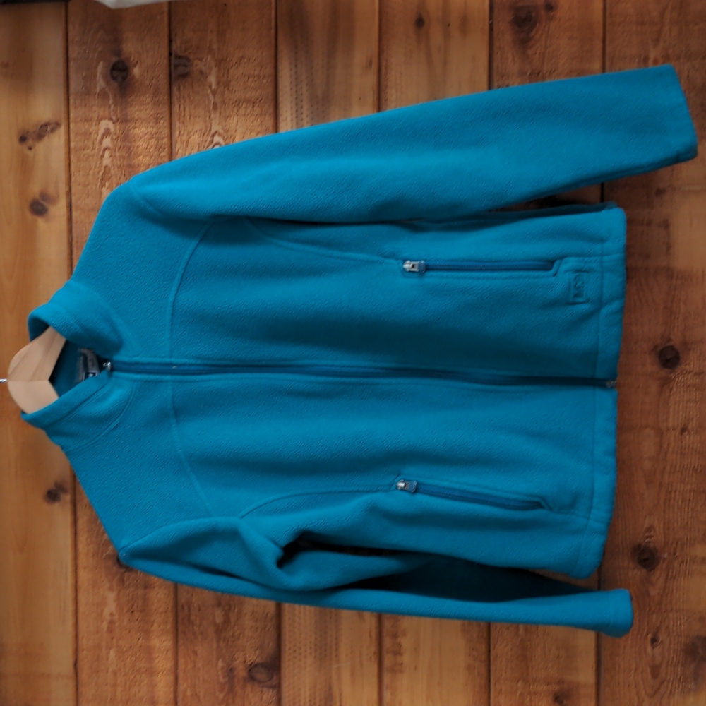 REI Jacket teal Fleece medium